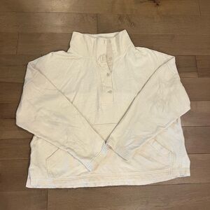 REI Women’s Natural Wallace Lake Fleece Pullover Cotton/Hemp